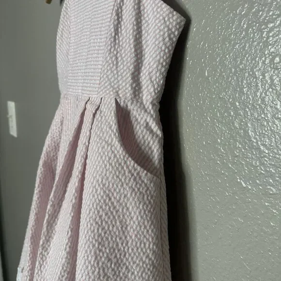 Rare editions Easter Spring Dress Pink White Size 7 - Picture 9 of 11